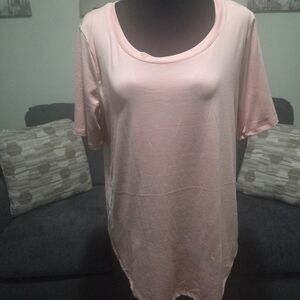 Cato Light Peach Short Sleeve Tee